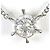 Autre Marque Collar de platino PT850 con diamante