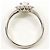 Autre Marque Anello fede in platino 900 con diamante - vista 3