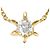 Autre Marque Collana in oro giallo 18K con diamante D'oro