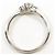 Autre Marque PT900 Platin-Ehering mit Diamant - Ansicht 3