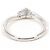 Autre Marque PT900 Platin-Ehering mit Diamant - Ansicht 4