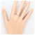 Autre Marque PT900 Platin-Ehering mit Diamant - Ansicht 6
