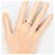 Autre Marque Anello fede in platino PT900 con diamante da 0.68ct - vista 7
