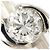 Autre Marque PT900 Platin Diamant Ehering - Ansicht 2