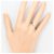 Autre Marque PT900 Platin Diamant Ehering - Ansicht 6