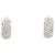 Autre Marque Creolen aus 18K Weißgold mit Diamanten Golden