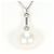 Autre Marque Collana in oro bianco 18K con diamante e perla D'oro - vista 3