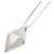 Autre Marque Collana in oro bianco 18K con diamante D'oro