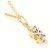 Autre Marque Collana in oro giallo e bianco 18K D'oro - vista 2