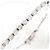 Autre Marque Bracciale con charm in oro bianco 18K e diamanti D'oro - vista 2