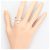 Autre Marque Eleganter Bandring aus 18K Gelb- und Weißgold Golden - Ansicht 7