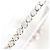Autre Marque Bracciale con charm in oro bianco 14K e diamanti D'oro - vista 2