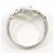 Autre Marque Anello fede in oro bianco 18K con diamante D'oro - vista 2