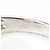 Autre Marque Anello fede in oro bianco 18K con diamante D'oro - vista 4