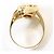 Autre Marque Anello a fascia in oro giallo 18K con diamante D'oro - vista 3
