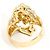 Autre Marque Anello a fascia in oro giallo 18K con diamante D'oro - vista 4