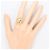 Autre Marque Anello a fascia in oro giallo 18K con diamante D'oro - vista 6