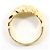Autre Marque Anello fede in oro giallo 18K con diamante D'oro - vista 3