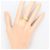 Autre Marque Anello fede in oro giallo 18K con diamante D'oro - vista 6