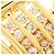 Autre Marque Ehering aus 18K Gelbgold mit Diamanten Golden - Ansicht 2