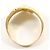 Autre Marque Ehering aus 18K Gelbgold mit Diamanten Golden - Ansicht 3