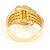 Autre Marque Ehering aus 18K Gelbgold mit Diamanten Golden - Ansicht 4
