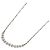 Autre Marque Collana in oro bianco 18K e diamanti D'oro