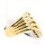 Autre Marque Anello fede in oro giallo 18K e platino con diamante D'oro - vista 3