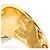 Autre Marque Anello fede in oro giallo 18K e platino con diamante D'oro - vista 5
