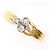 Autre Marque Ehering aus PT900 Platin und 18K Gelbgold Golden