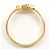 Autre Marque Ehering aus PT900 Platin und 18K Gelbgold Golden - Ansicht 2