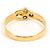 Autre Marque Ehering aus PT900 Platin und 18K Gelbgold Golden - Ansicht 3
