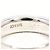 Autre Marque Anello fede in oro bianco 14K con diamante D'oro - vista 5