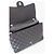 Timeless Bolsa Chanel Classic Flap Maxi Couro Caviar Preto - vista 13