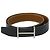 Hermès Ceinture réversible Hermes H D'Ancre en cuir Medium Noir