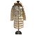 Moncler Casaco Puffer Acolchoado Creme Cru