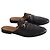 Mules Gucci de cuero negro - vista 3