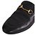 Mules Gucci de cuero negro - vista 4