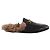 Mules Gucci de cuero negro
