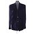 Autre Marque Fato Saint Laurent em veludo azul marinho