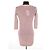 Vestido rosa de viscosa Alexandra Golovanoff - vista 4