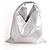 Borsa tote argentata Maison Martin Margiela Argento - vista 3