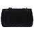 Bolsa CHANEL Timeless/Classique em Algodão Preto - 103937 - vista 3