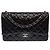 CHANEL Timeless/Classique Tasche aus schwarzem Leder - 103964