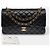 Bolsa CHANEL Timeless/Classique em Couro Preto - 103965 - vista 2