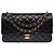 Bolsa CHANEL Timeless/Classique em Couro Preto - 103965 - vista 3