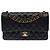 CHANEL Timeless/Classique Tasche aus schwarzem Leder - 103967