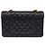 CHANEL Timeless/Classique Tasche aus schwarzem Leder - 103967 - Ansicht 3