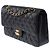 CHANEL Timeless/Classique Tasche aus schwarzem Leder - 103967 - Ansicht 4