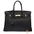Hermès Borsa HERMES Birkin 35 in Pelle Nera - 103947 Nero